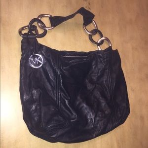 Michael Kors Black Leather Bag